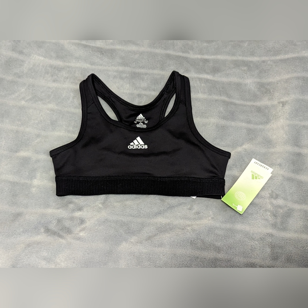 Adidas tech fit girls training bra Sz:S 7/8 NWT